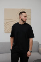 Чоловіча базова футболка з бавовни