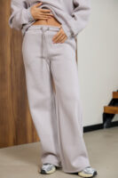 Жіночі штани палаццо теплі повсякденні комфортні стильні