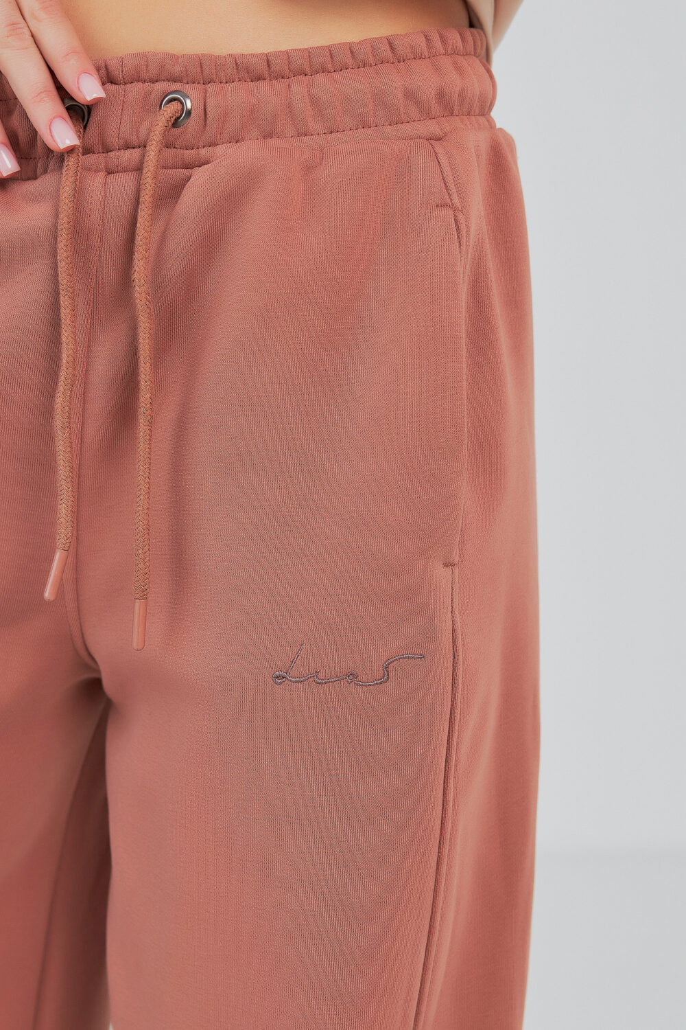 Штани жіночі baggy oversize з високою посадкою та кишенями