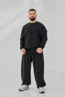 Чоловічий світшот прямого крою з щільного трикотажу