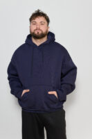 Чоловіче худі з капюшоном — тепле, щільне, oversize стиль