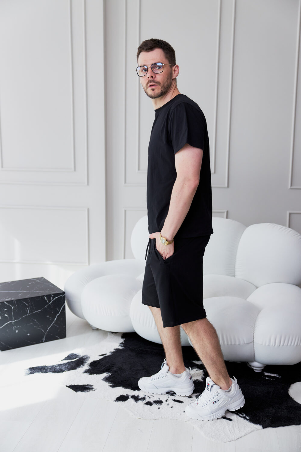 Чоловічі трикотажні шорти базової моделі