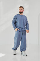 Чоловічий світшот прямого крою з щільного трикотажу