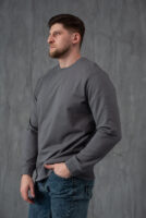 Чоловічий світшот з м’якого трикотажу у базовому стилі