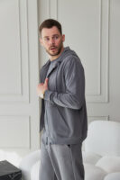 Чоловічі спортивні шорти прямого крою з трикотажу