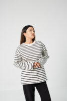 Жіночий лонг у смужку