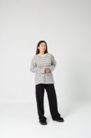 Жіночий лонг у смужку