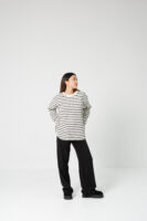 Жіночий лонг у смужку