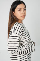 Жіночий лонг у смужку