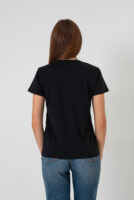 Жіноча футболка класична базова бавовняна повсякденна комфортна
