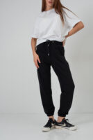 Жіночі штани спортивні базові з високою посадкою