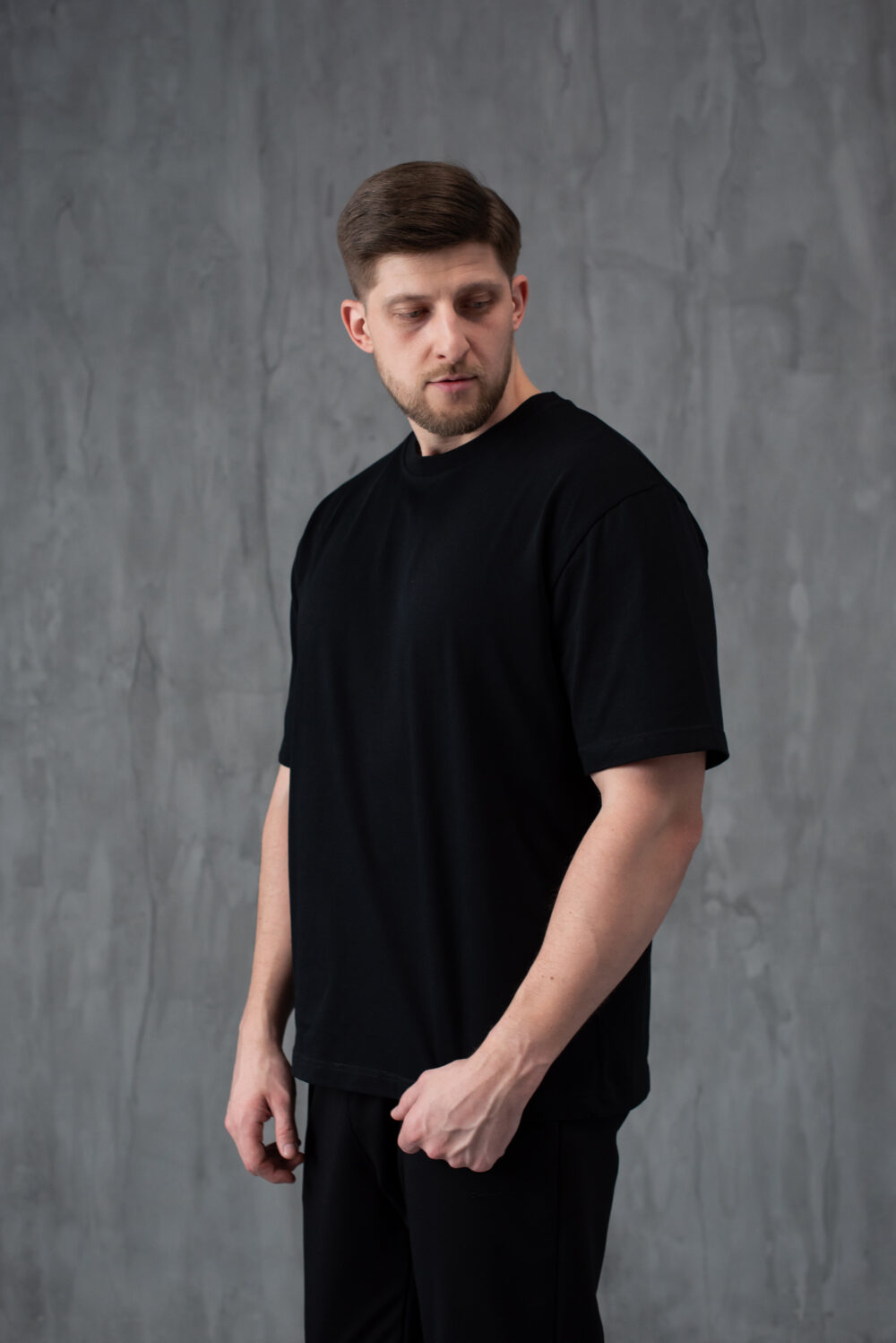 Чоловіча базова футболка з бавовни