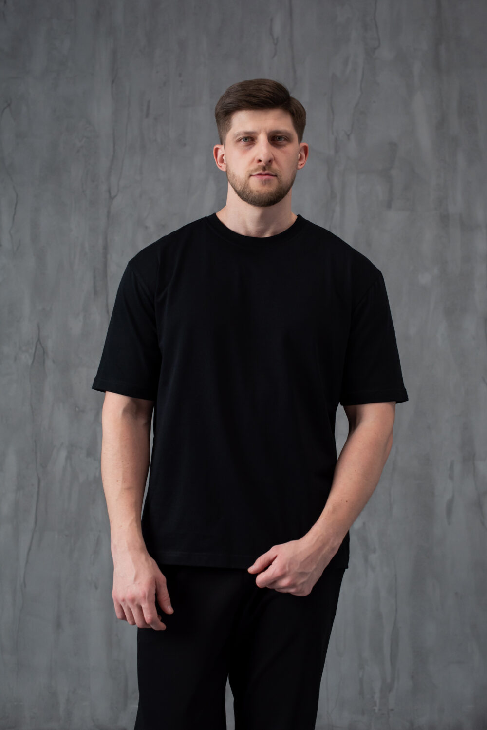 Чоловіча базова футболка з бавовни