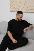 Чоловіча базова футболка з бавовни