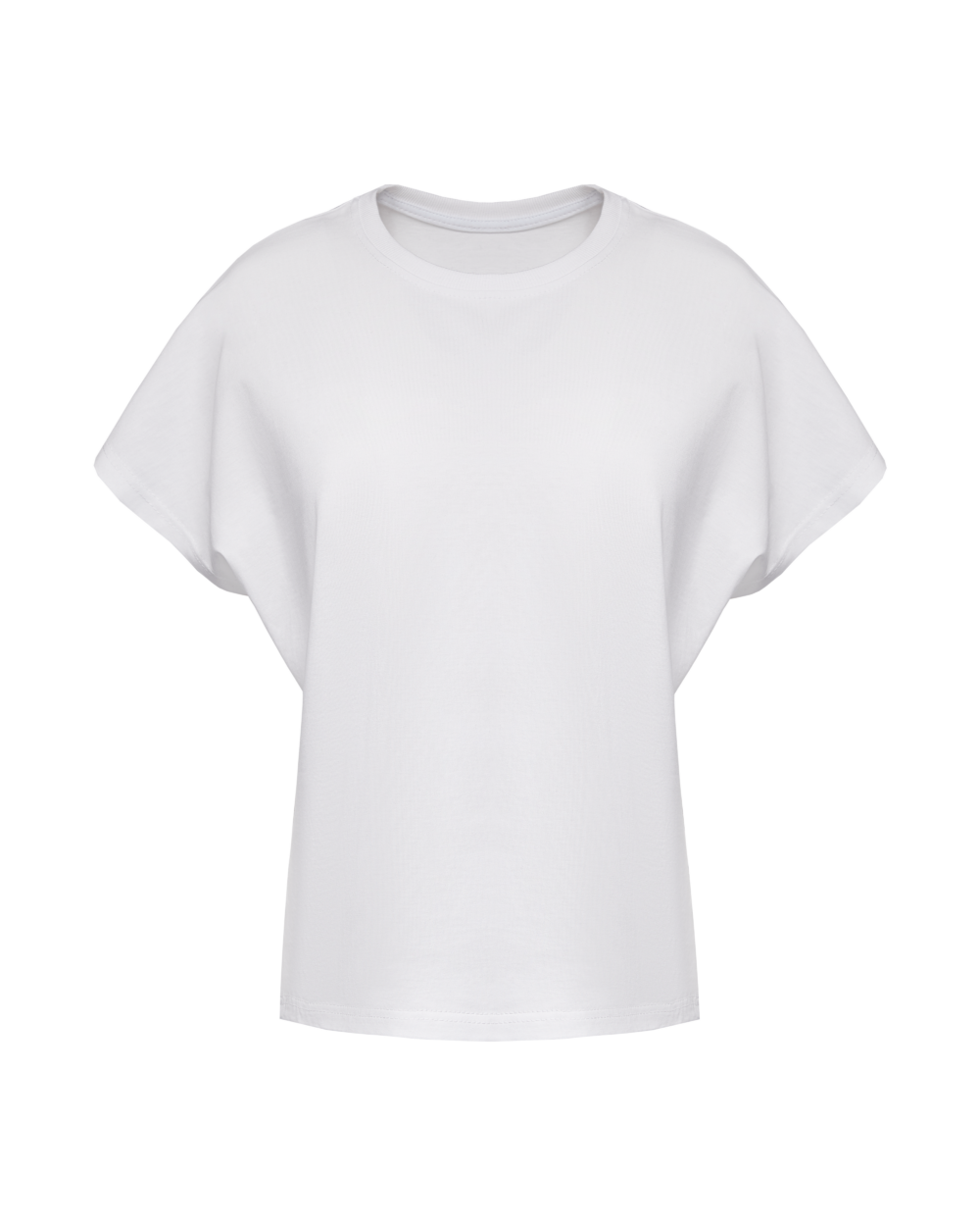 Жіноча футболка класична базова бавовняна повсякденна комфортна