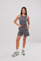 Жіночі шорти вільного крою спортивні повсякденні на резинці