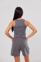 Жіночі шорти вільного крою спортивні повсякденні на резинці