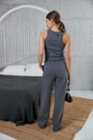 Жіночі штани палаццо з високою посадкою та вільним кроєм