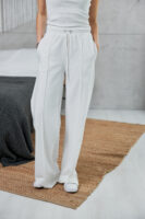 Жіночі штани палаццо з високою посадкою та вільним кроєм