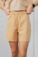 Жіночі шорти вільного крою спортивні повсякденні на резинці