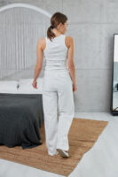 Жіночі штани палаццо з високою посадкою та вільним кроєм