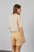 Жіночі шорти вільного крою спортивні повсякденні на резинці