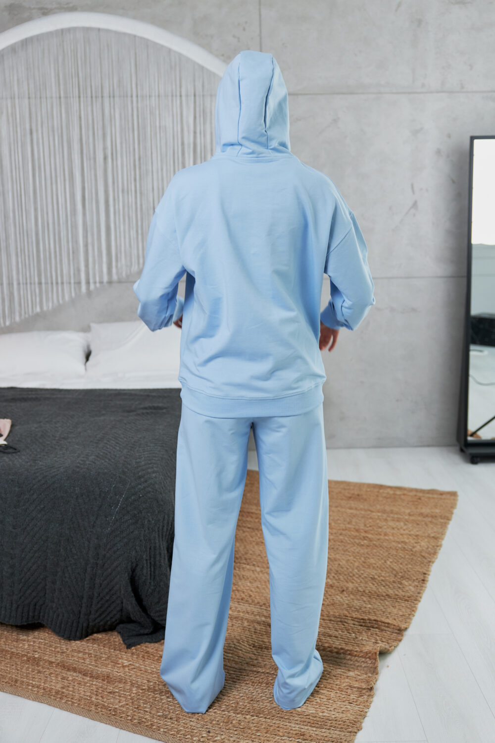 Жіночі штани палаццо з високою посадкою та вільним кроєм