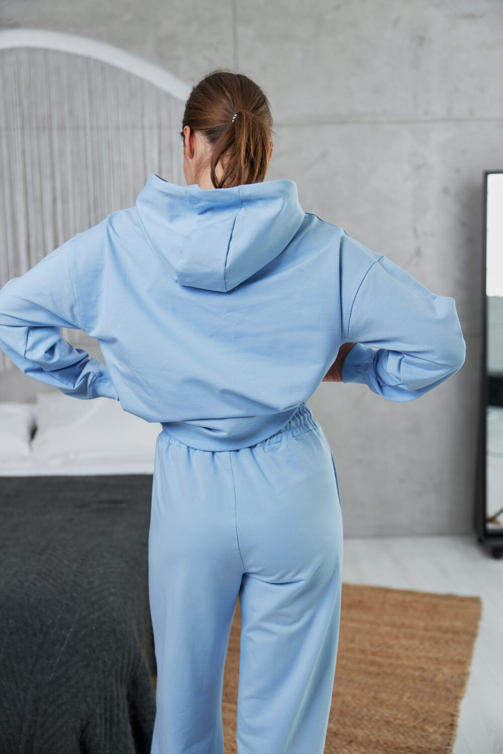 Жіночі штани палаццо з високою посадкою та вільним кроєм