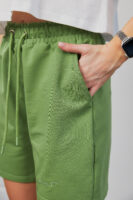 Жіночі шорти вільного крою спортивні повсякденні на резинці