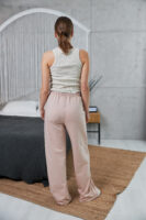 Жіночі штани палаццо з високою посадкою та вільним кроєм