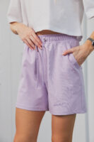 Жіночі шорти вільного крою спортивні повсякденні на резинці