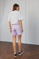 Жіночі шорти вільного крою спортивні повсякденні на резинці