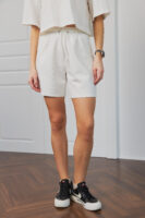 Жіночі шорти вільного крою спортивні повсякденні на резинці