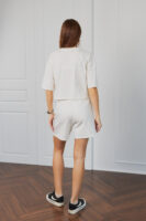 Жіночі шорти вільного крою спортивні повсякденні на резинці