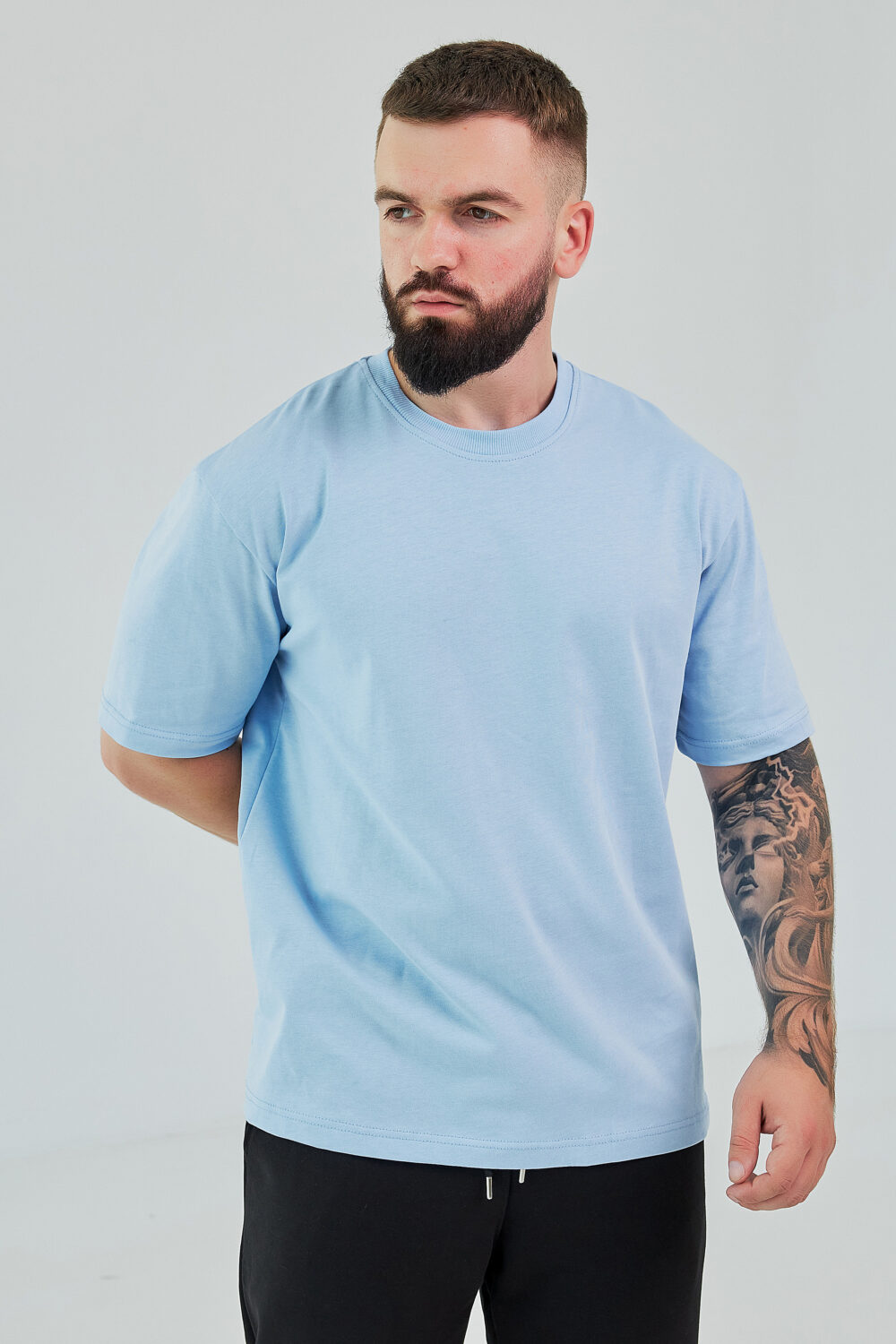 Чоловіча базова футболка з бавовни