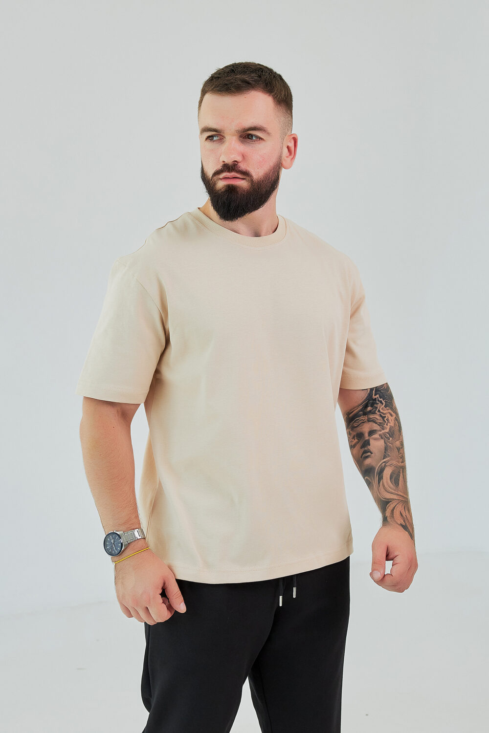 Чоловіча базова футболка з бавовни