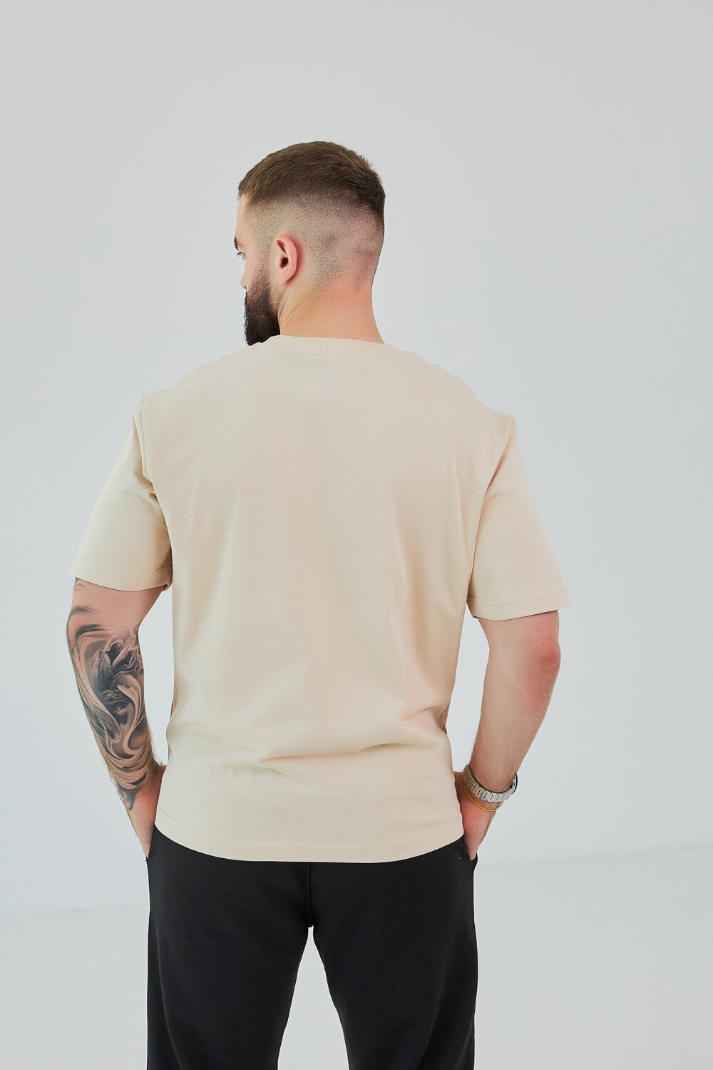 Чоловіча базова футболка з бавовни