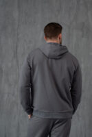 Чоловіча кофта на блискавці з капюшоном — легка та універсальна