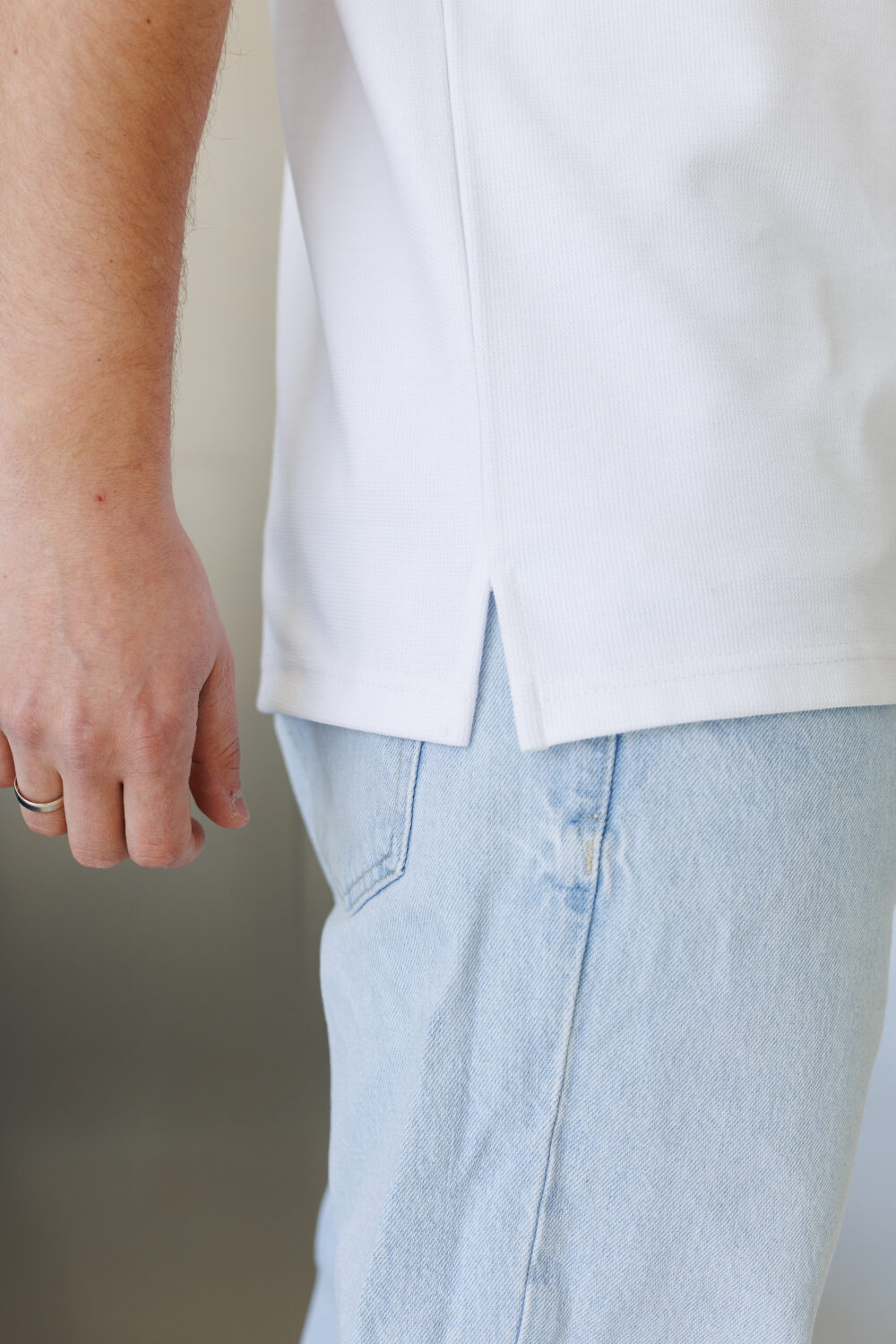 Чоловіче поло базове з бавовни пеньє