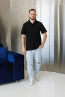 Чоловіче поло базове з бавовни пеньє