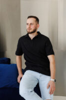 Чоловіче поло базове з бавовни пеньє