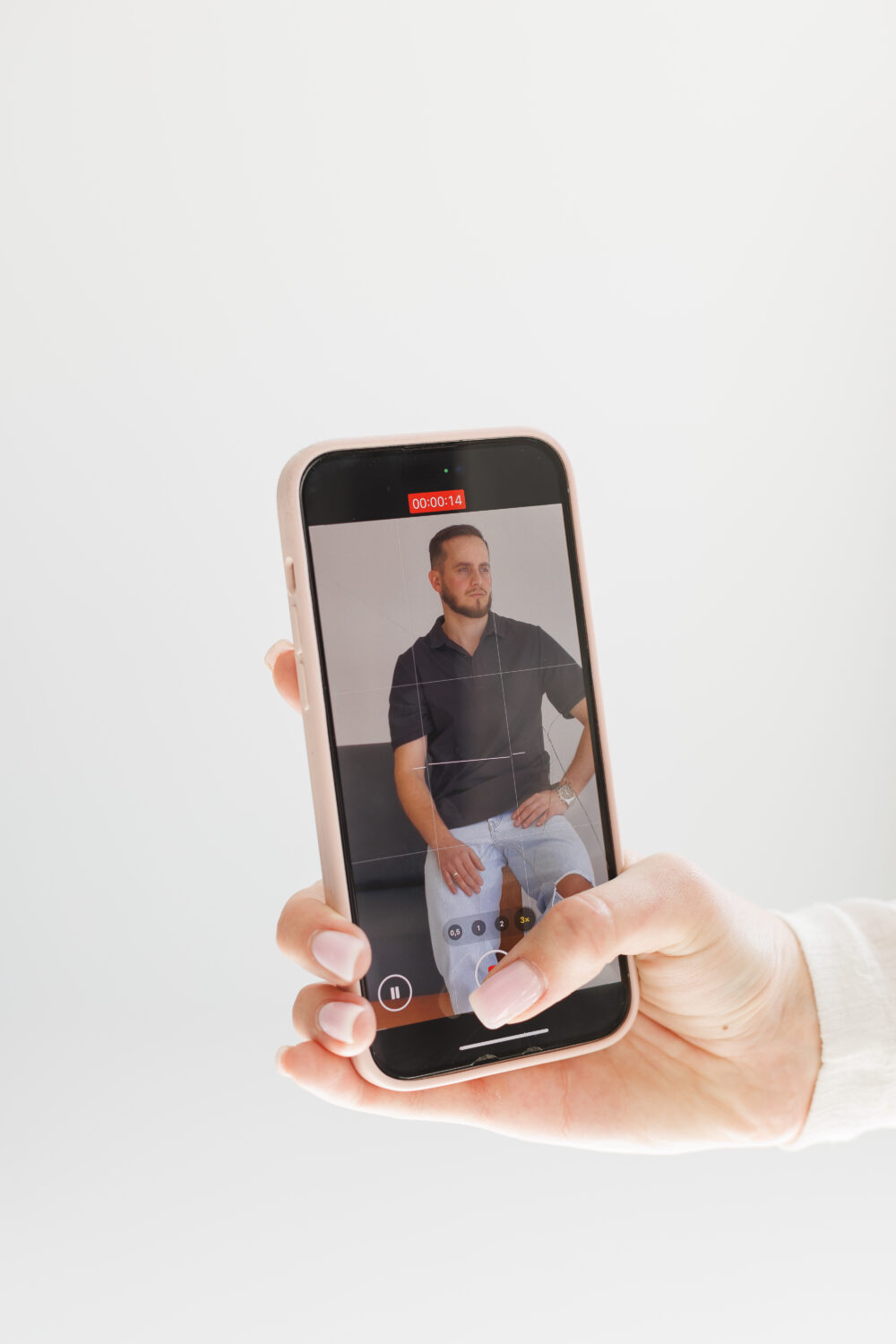 Чоловіче поло базове з бавовни пеньє