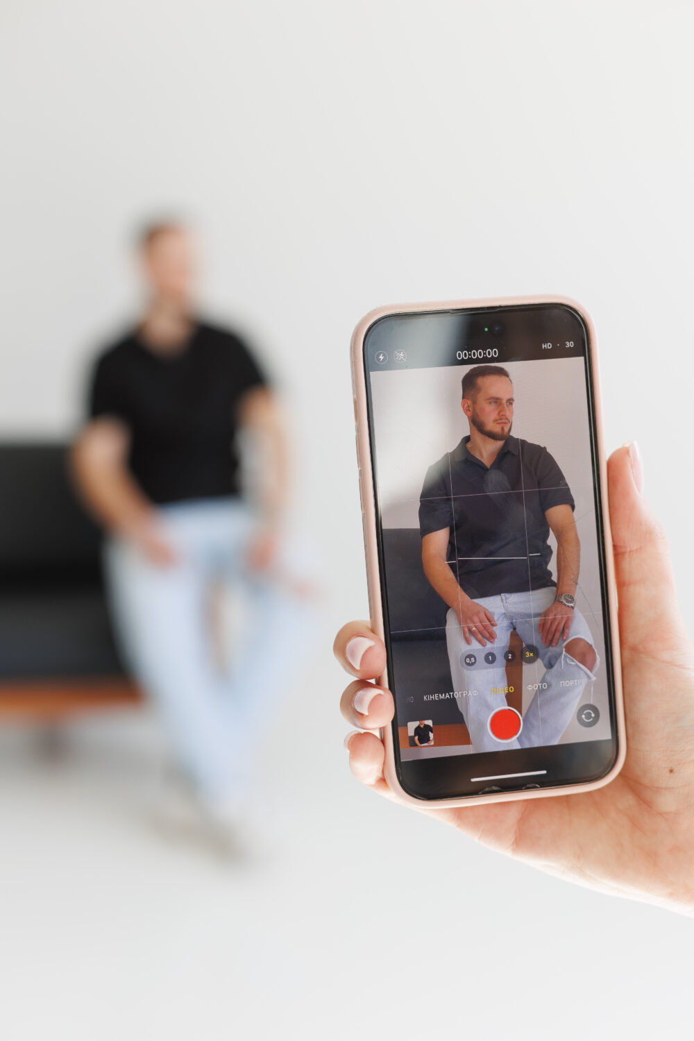 Чоловіче поло базове з бавовни пеньє