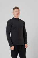 Чоловічий гольф з начосом високий комір базовий