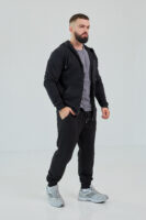 Чоловіче зіп худі на блискавці з м’якого трикотажу