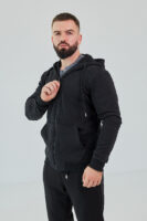 Чоловіче зіп худі на блискавці з м’якого трикотажу