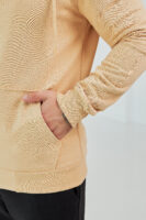 Чоловіче зіп худі на блискавці з м’якого трикотажу