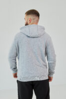 Чоловіче зіп худі на блискавці з м’якого трикотажу