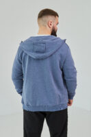 Чоловіче зіп худі на блискавці з м’якого трикотажу