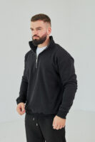 Чоловіча кофта на короткому замку з щільного трикотажу